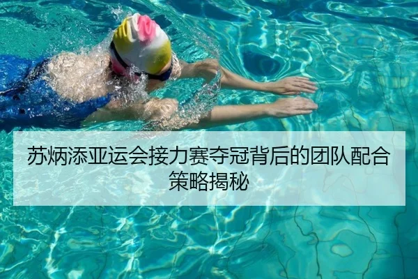苏炳添亚运会接力赛夺冠背后的团队配合策略揭秘